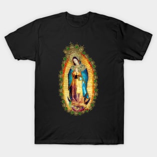 Our Lady of Guadalupe Mexican Virgin Mary Aztec Mexico T-Shirt